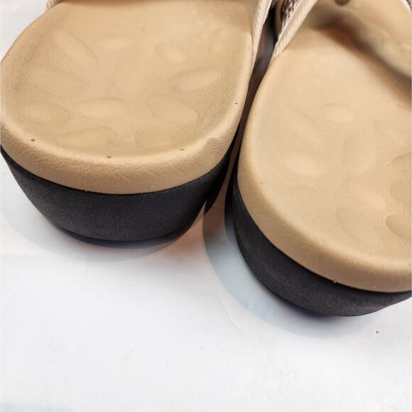 Orthotic Flip Flops Women's Plantar Fasciitis Sandals Arch Support Sandals 9 New - Picture 5 of 8